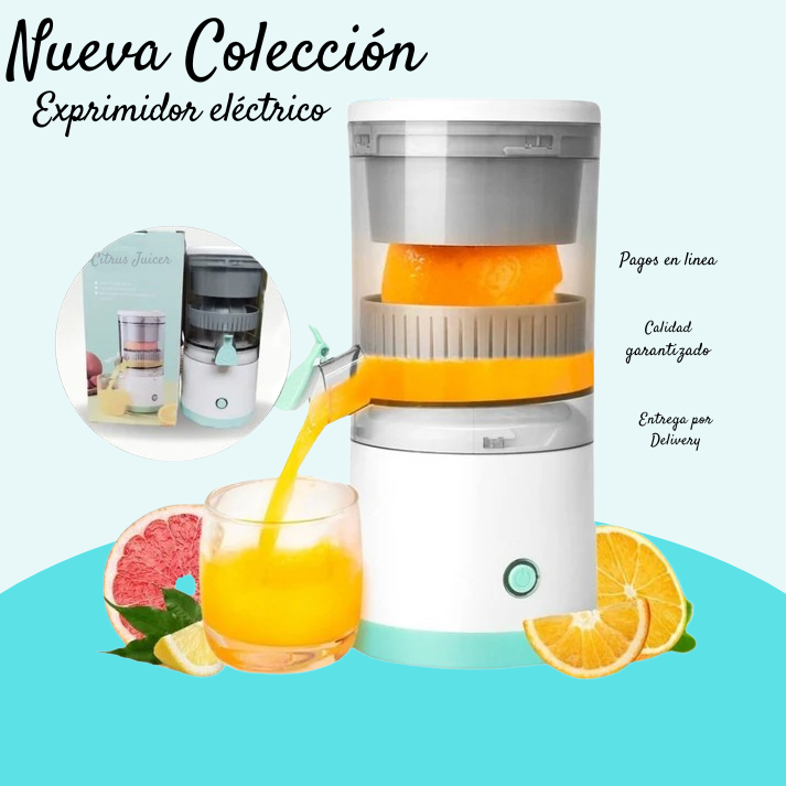 JUICERPRO® EXPRIMIDOR ELECTRICO🍊🍋 + RECETARIO DE JUGOS SALUDABLES🍓